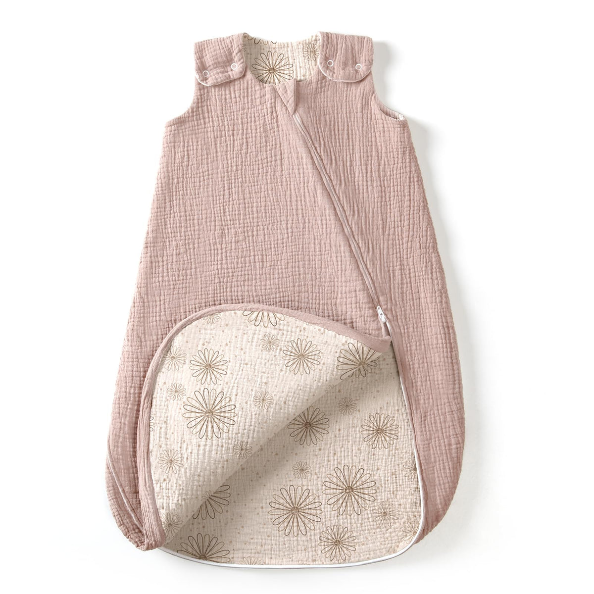 lulumoon Baby Sleep Sack Muslin: Cotton 0.7TOG Breathable Wearable Blanket