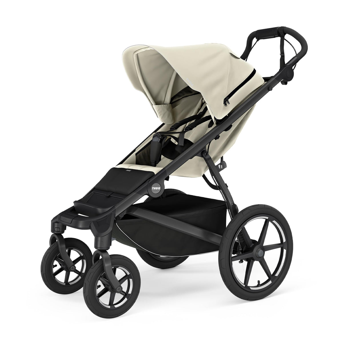 Thule Urban Glide 4-Wheel Single Child All-Terrain Stroller, Lightweight, Air-Filled Tires & Suspension, Twist Hand Brake
