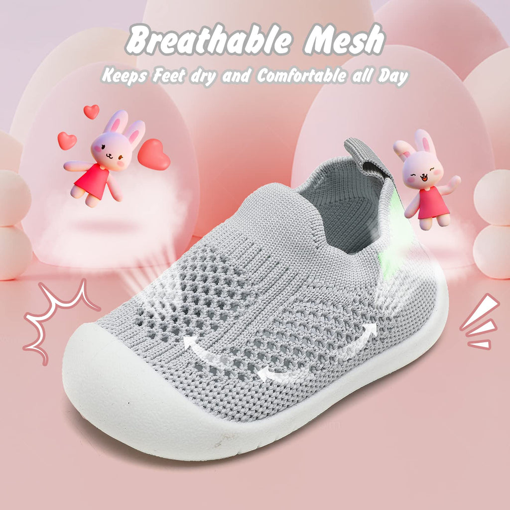 Baby Boy First Walking Shoes Girl Toddler Soft Sole Breathable