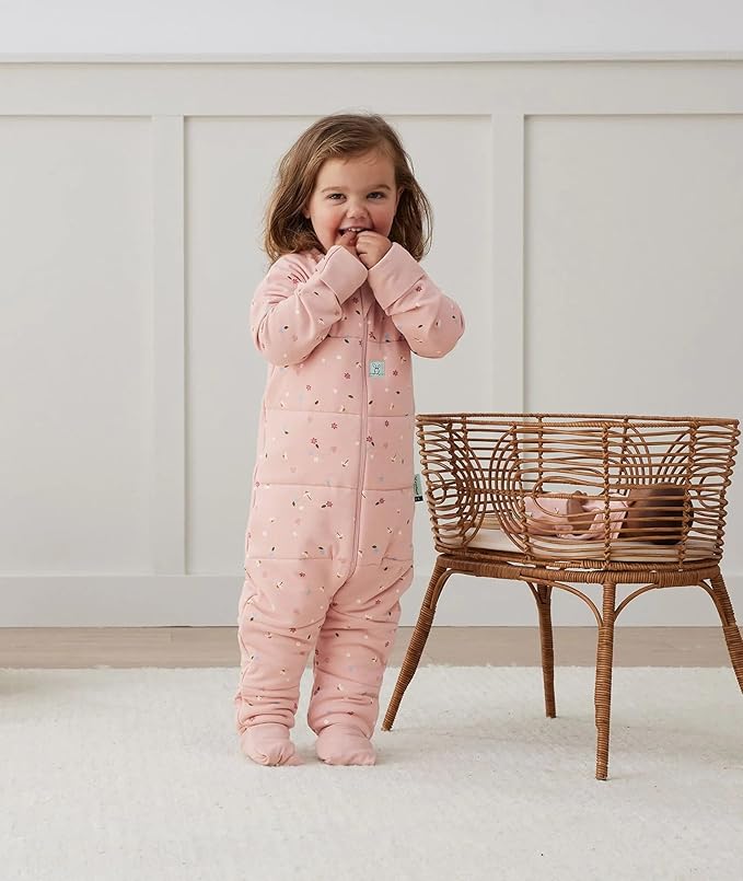 ergoPouch 2.5 TOG Sleeping Bag – Breathable, Cozy Sleepwear for Boys and Girls (6-12 Months, Daisies)