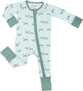 LollyBanks Baby Pajamas, 2-Way Zipper Romper, 95% Viscose Made from Bamboo and 5% Spandex, Baby Sleepers