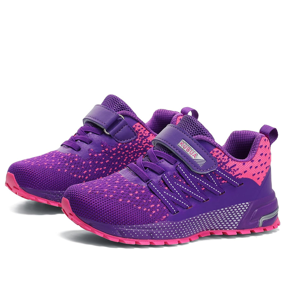KUBUA Kids Sneakers Lightweight Boys Girls Tennis Shoes