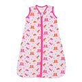 LollyBanks Baby Sleep Sack 12-18 Months for Girls, 100% Cotton Newborn Swaddle Sack with 2-Way Zipper, Soft and Airy Toddler Sleeping Bag, Newborn Essentials (Pink Boot Print)