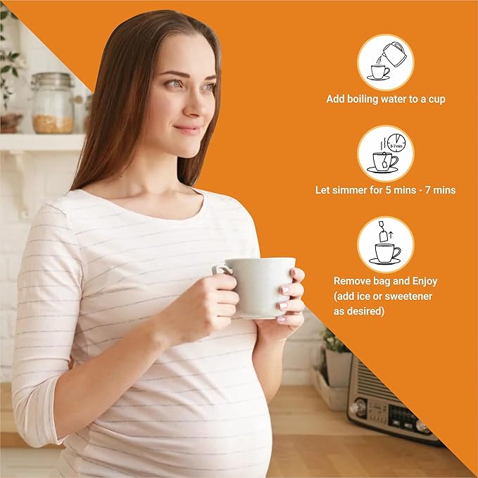 Go-Lacta Organic Moringa Tea – Increase Breast Milk Supply – Natural Lactation Tea for Breastfeeding Moms – Caffeine-Free Herbal Galactagogue – Prenatal Safe – 32 Servings
