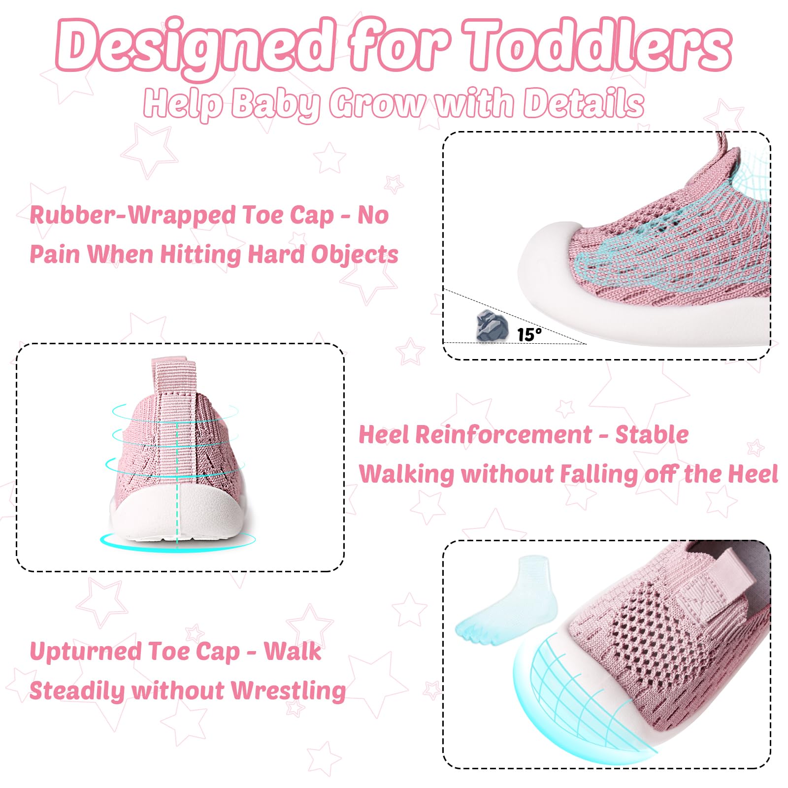 Baby Boy First Walking Shoes Girl Toddler Soft Sole Breathable
