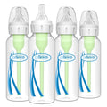 Dr. Brown's Anti-Colic Options+ Narrow Baby Bottle, 8 oz, 4-Pack