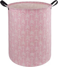 Round Laundry Hamper Storage Basket Laundry Organizer Hamper Storage Bins Clothes and Toys Box Nursery Hamper Gift Basket For Kids with Handles