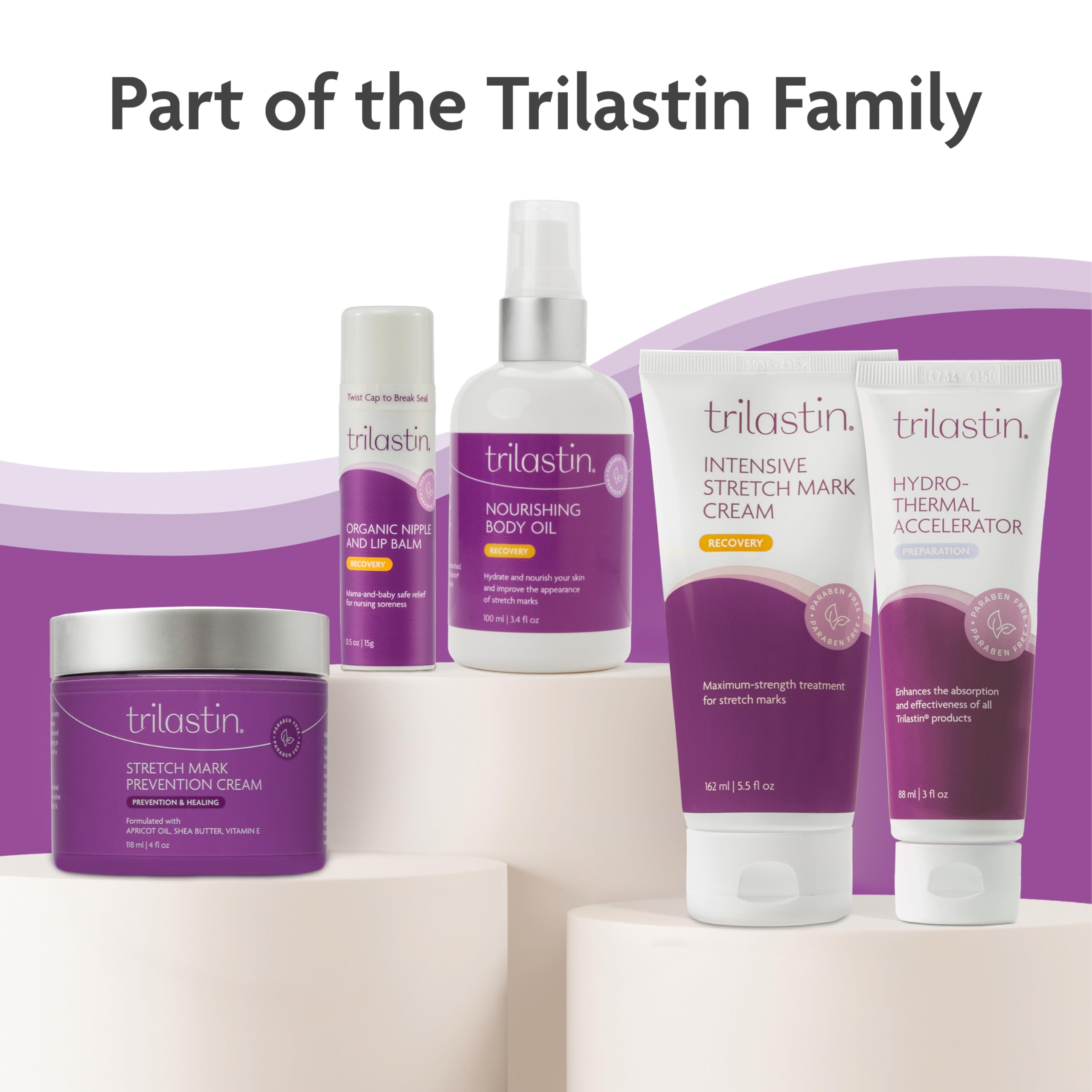 Trilastin Vitamin-Infused Nipple and Lip Balm | Breastfeeding Essentials | Lanolin-Free Nipple Cream | Nipple Butter | Postpartum Must-Haves