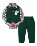 SANMIO Baby Boy Christmas Outfit Baby Formal Suit Set 0-24M