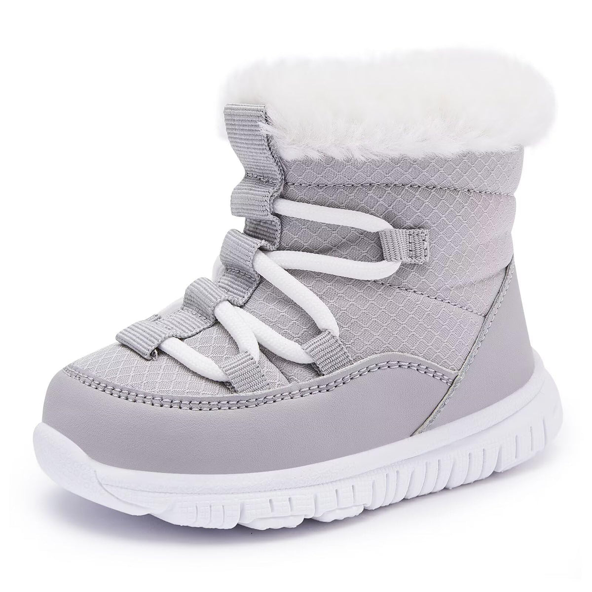 BMCiTYBM Baby Winter Snow Boots Infant Walking Shoes Pink 12-18 Months