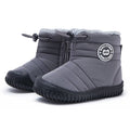 BMCiTYBM Baby Snow Boots Boys Girls Winter Infant Shoes Non Slip 6 9 12 18 24 Months Faux Fur Grey Size 6-12 Months Infant