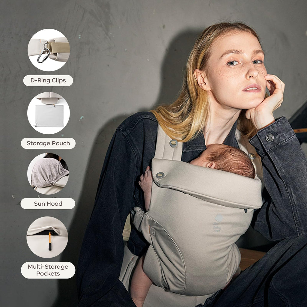 Bc Babycare Baby Carrier Newborn to Toddler, CloudTouch Soft Infant Carrier