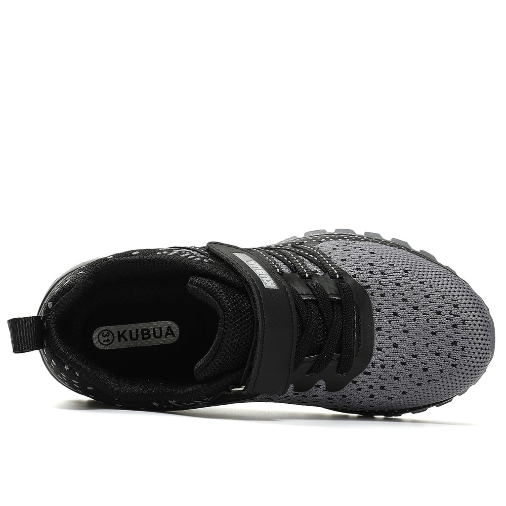 KUBUA Kids Sneakers Lightweight Boys Girls Tennis Shoes