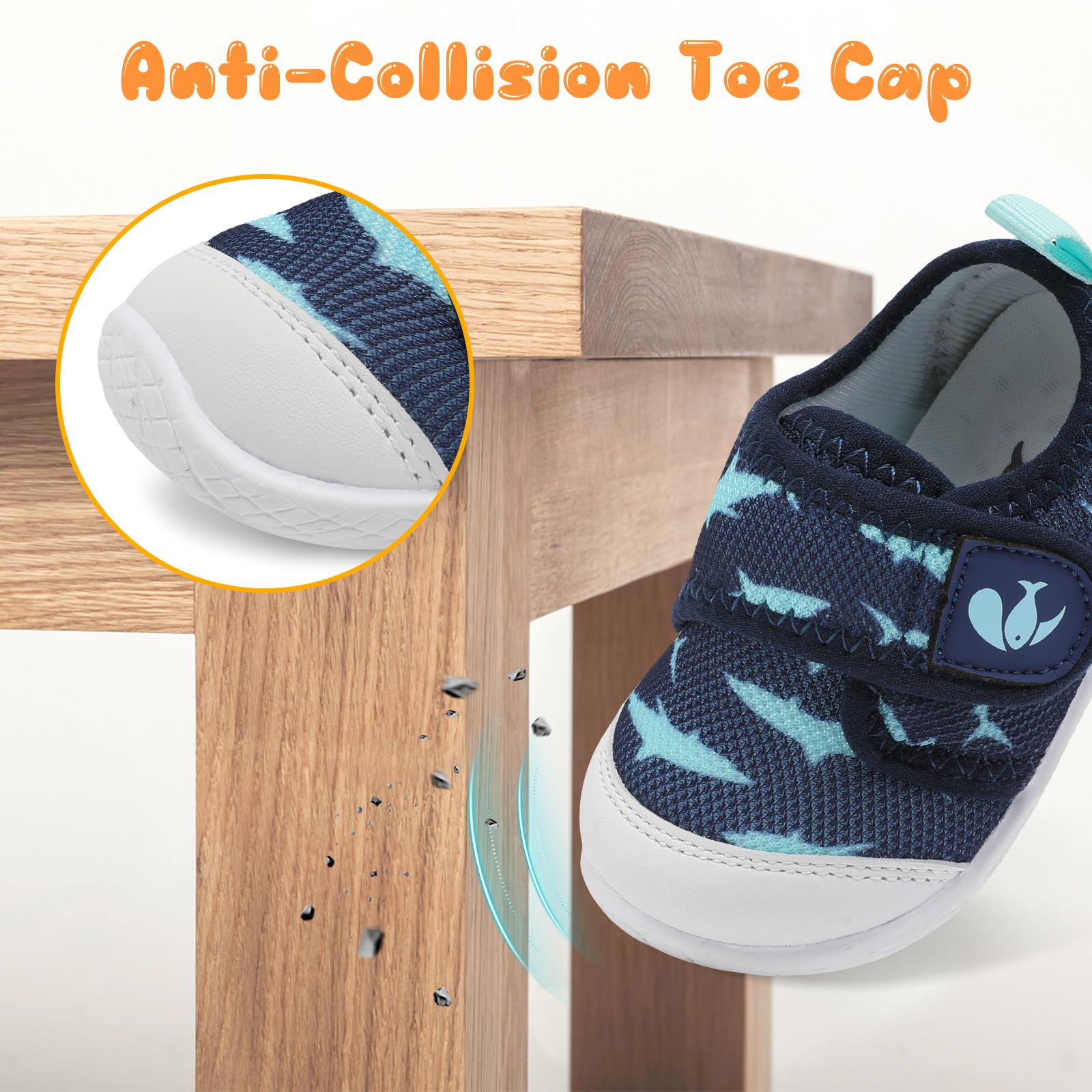 FEETCITY Baby Sock Shoes Baby Walking Shoes Infant Non-Slip Breathable Slippers with Soft Rubber Sole Baby Boys Girls Slip On Sneakers