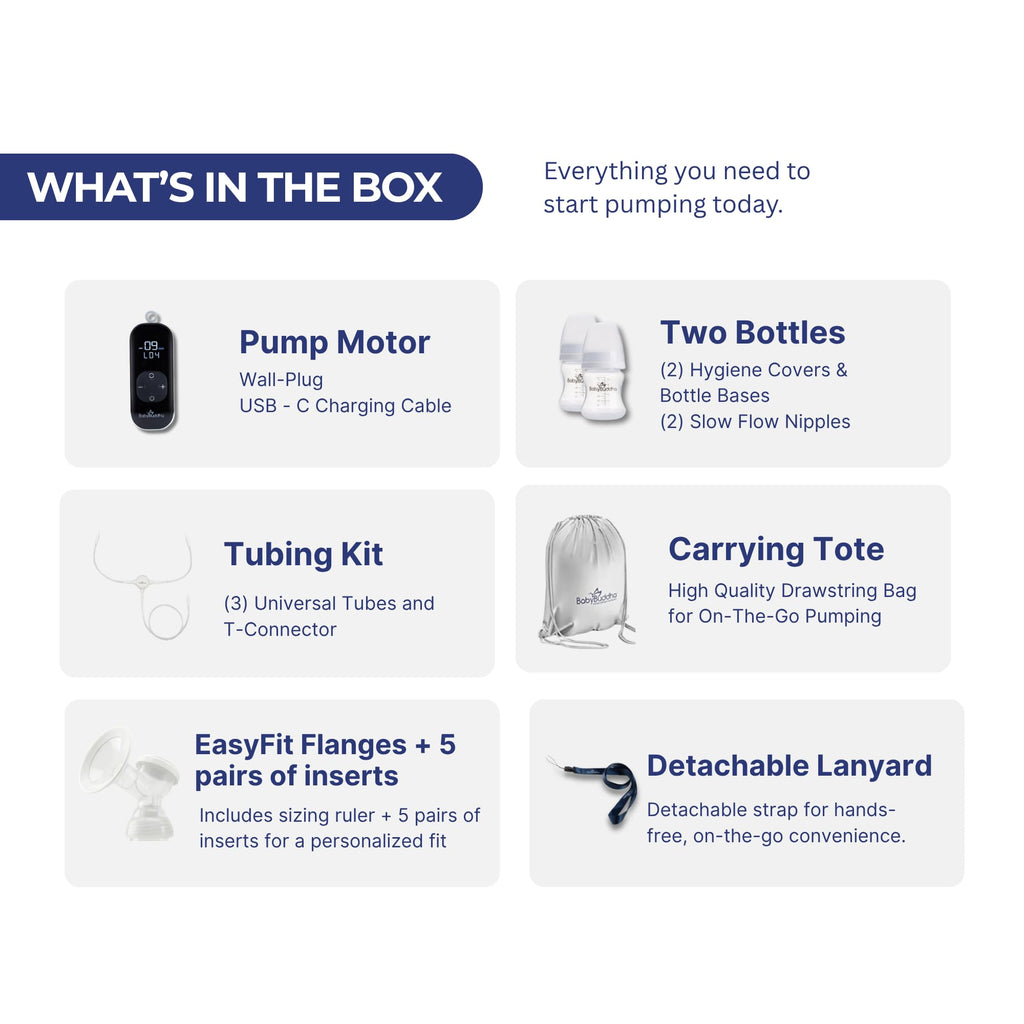 Breast Pump 2.0, Primary Breast Pump, Electric, Portable, Travel Hands-Free
