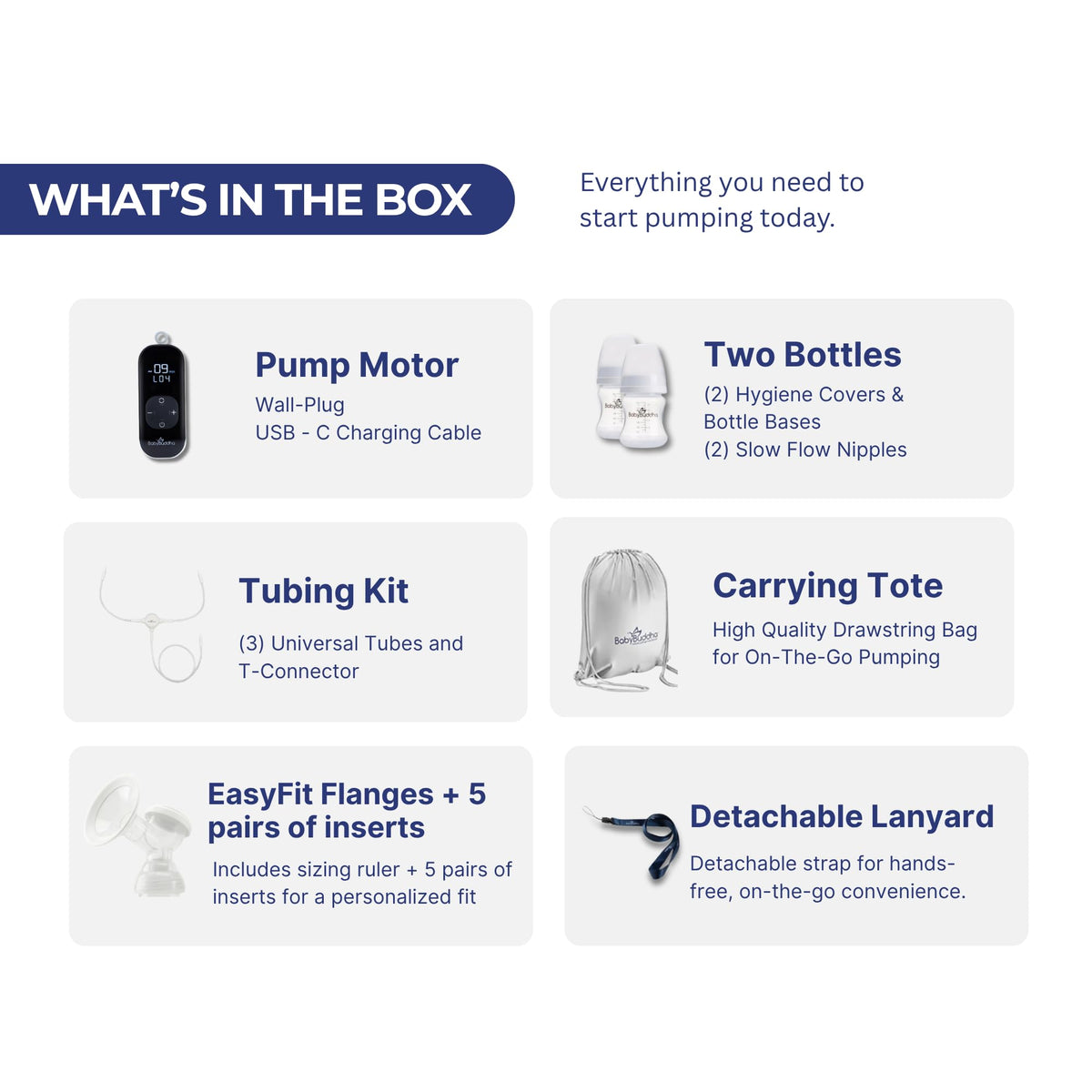 Breast Pump 2.0, Primary Breast Pump, Electric, Portable, Travel Hands-Free