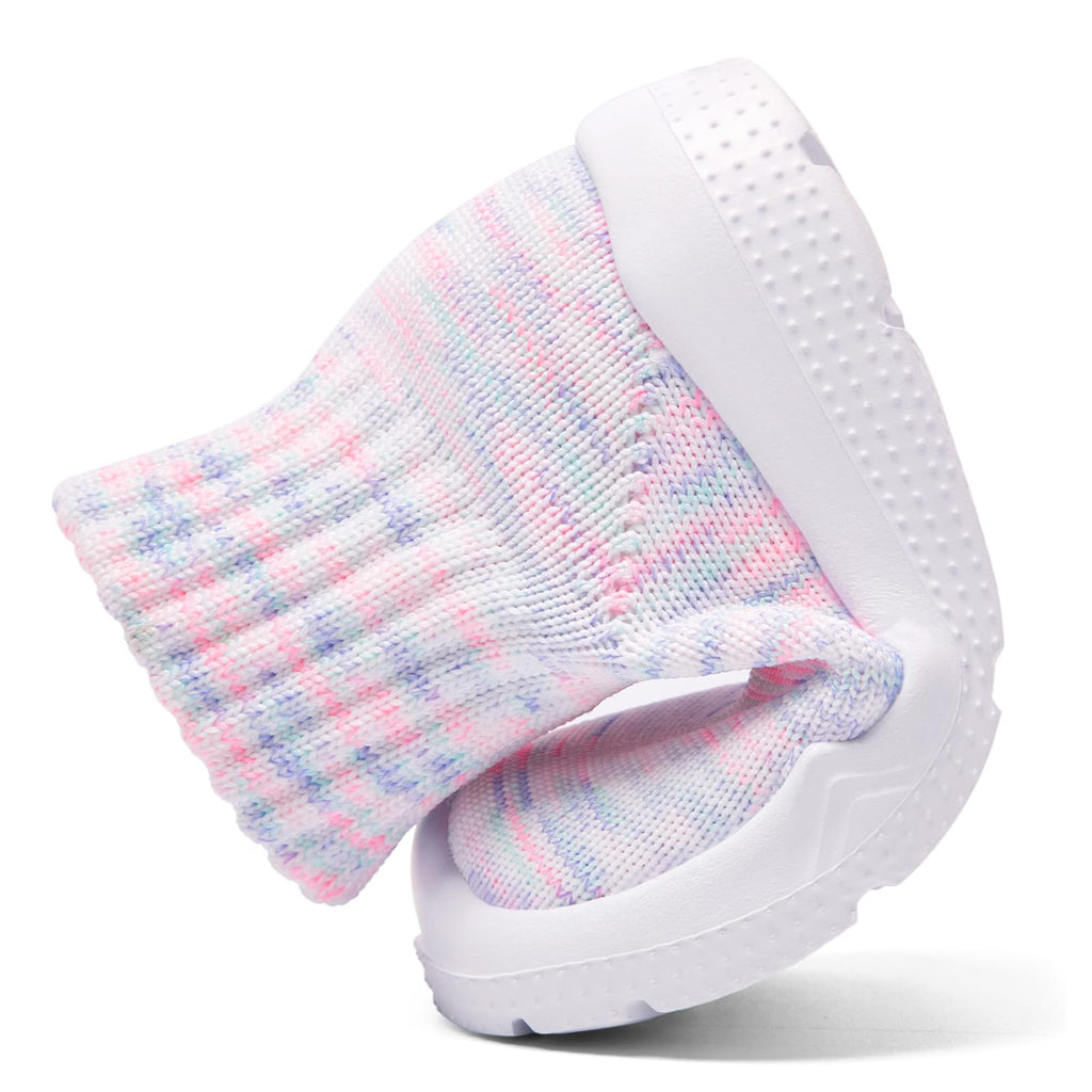 MORENDL Baby Shoes Toddler Walking Sock Shoes Infant Boy Girl Slip On Sneakers First Walker Slippers Multicolor