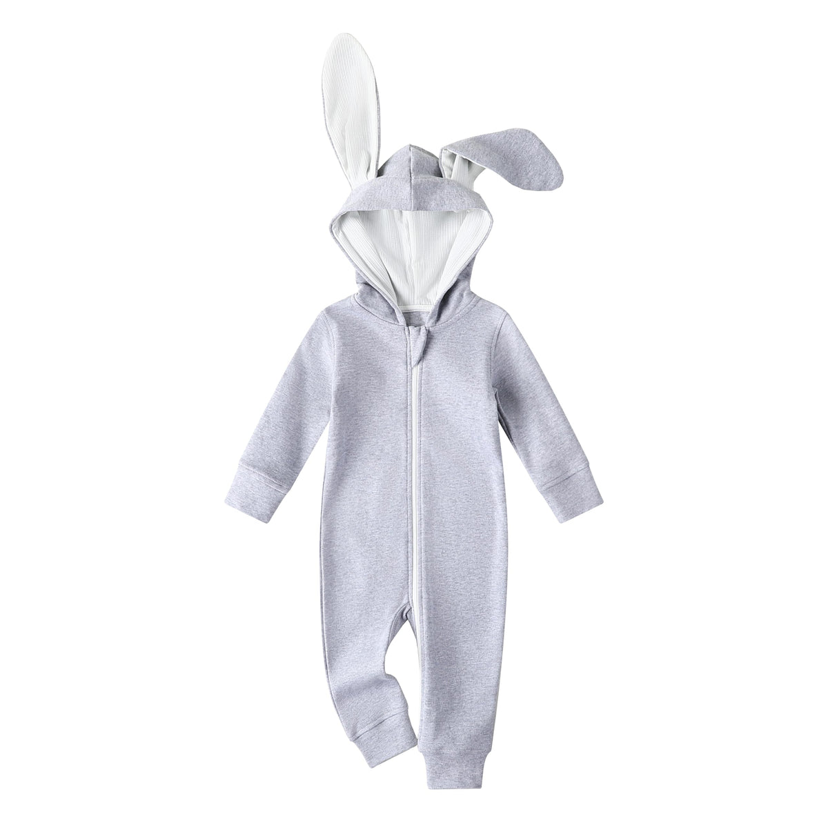 Owlivia Organic Cotton Baby Boy Girl Zip up Sleep N Play, Footless, Long Sleeve(18-24 Months, Pink Deer)