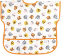 Bumkins Bibs - Toddler Bibs, Waterproof, Large for 1-3 Years, Short Sleeve