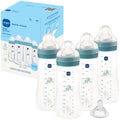 MAM 11oz Active Natural Flow Active Anti-Colic Baby Bottle, 4+ Mths, 4 Pack