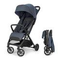 Inglesina Quid³ Stroller, Astral Blue - Compact Reclining Travel Stroller for Baby & Toddler 0-55 lbs, One Hand fold, Car seat Compatible, Airplane Overhead, Lightweight, Foldable, XL UPF 50+ Canopy