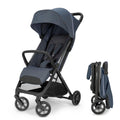 Inglesina Quid³ Stroller, Astral Blue - Compact Reclining Travel Stroller for Baby & Toddler 0-55 lbs, One Hand fold, Airplane Overhead, Lightweight, Foldable, XL UPF 50+ Canopy