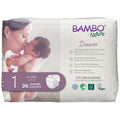 Bambo Nature Premium Eco-Friendly Baby Diapers, Size 1 (4-9 Lbs), 36 Count