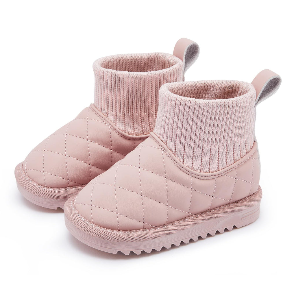 BMCiTYBM Baby Snow Winter Boots Girls Boys Infant Walker Shoes 12-18 Months