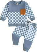 Fernvia Toddler Baby Girl Clothes 3 6 9 12 18 24 Months Fall Outfits Solid Long Sleeve Sweatshirt Tops + Pants Set