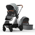 Mompush Ultimate2 Full-Size Stroller with Bassinet, Newborn to Toddler