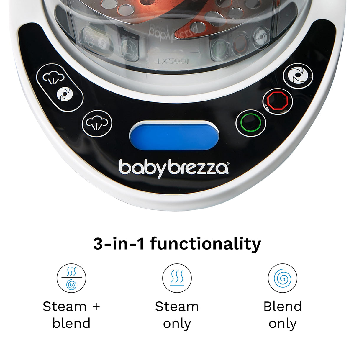 Baby Brezza One Step Baby Food Maker Deluxe - Steam + Blend Organic Food