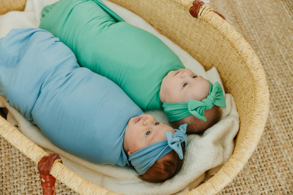 Copper Pearl Swaddle Blankets for Newborns | Soft Stretchy Receiving Blankets for Boys and Girls | Large 46 x 46 Inch Baby Blankets | Lightweight and Breathable Swaddles | Robin