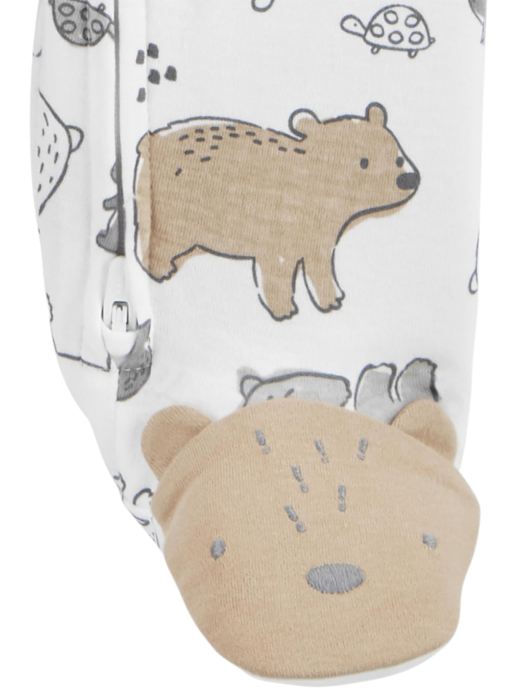 Simple Joys by Carter's Baby 2-way Zip Cotton Footed Sleep and Play