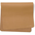 Vegan Leather Baby Changing Mat 16x30in, Wipeable, Foldable, Tan