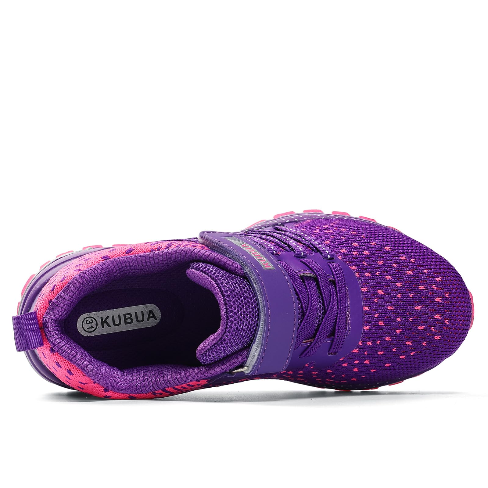 KUBUA Kids Sneakers Lightweight Boys Girls Tennis Shoes