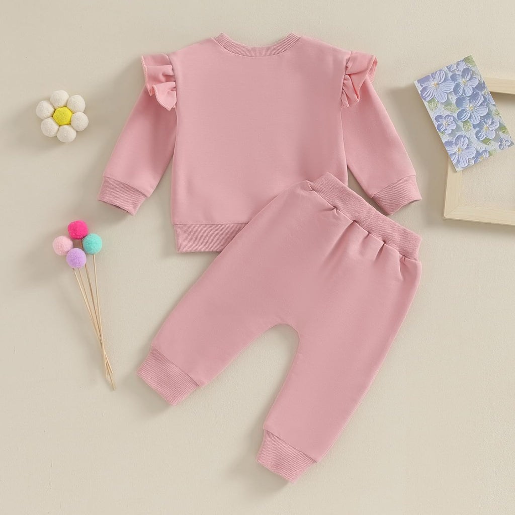 Toddler Baby Girl Clothes 6 12 18 24 Months Fall Outfits Sweatshirt Pants