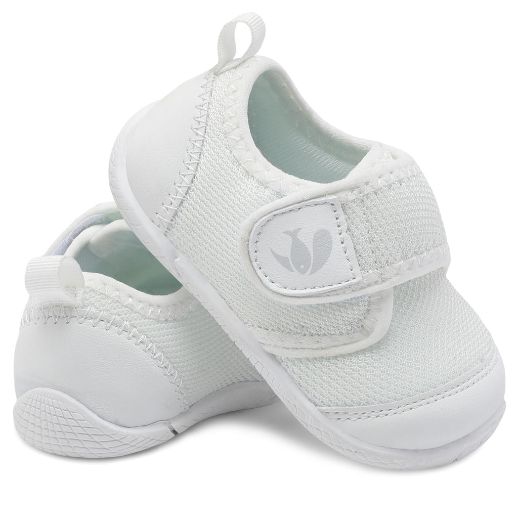 FEETCITY Baby Boy Girl Non-Skid Indoor Infant Walking Shoes Breathable Warm Elastic Sock Shoes with Memory Sole Protect Toes Outdoor Sneakers Flowers