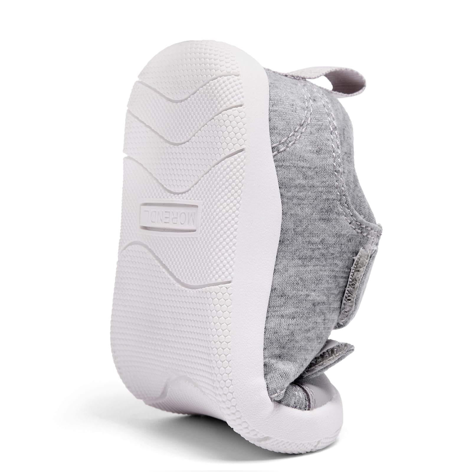 MORENDL Wide Toe Box Shoes Toddler Barefoot Shoes Baby Walking Shoe Boy Girl Non-Slip Zero Drop Minimalist Sneakers Comfort Tennis Outdoor Activities Mix LightGrey 18-24 Months