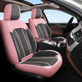 Doogo Seat Covers, Car Seat Covers, Breathable Front Seat Covers, Universal Non-Slip Seat Cushion Pink Automotive Seat Covers Accessories for SUV Sedan Truck Truck-Pink/Gary