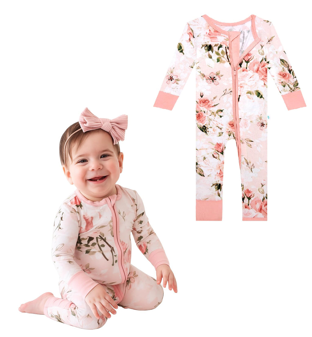 Posh Peanut Convertible Baby Sleepers, Toddlers Footless Pajamas for Girls