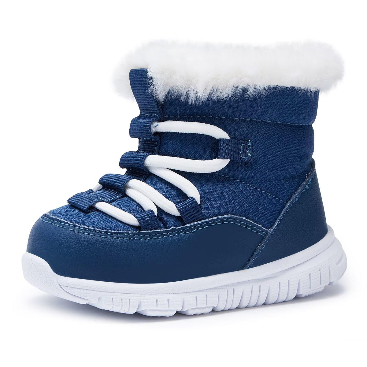 BMCiTYBM Baby Winter Snow Boots Infant Walking Shoes Pink 12-18 Months