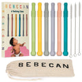 Bebecan Teething Sticks for Babies 36+ Months – Super Soft Silicone Teething Aids, Infant Oral Soothing Relief Back Molars, Multicolor 6-Pack
