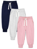 HXP 3 Pack Toddler Boys Sweatpants Cotton Toddler Pants Boys Kids Joggers