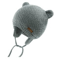 XIAOHAWANG Baby Hat Cute Bear Toddler Earflap Beanie Warm for Fall Winter (2-3 Years, A-Grey 1)