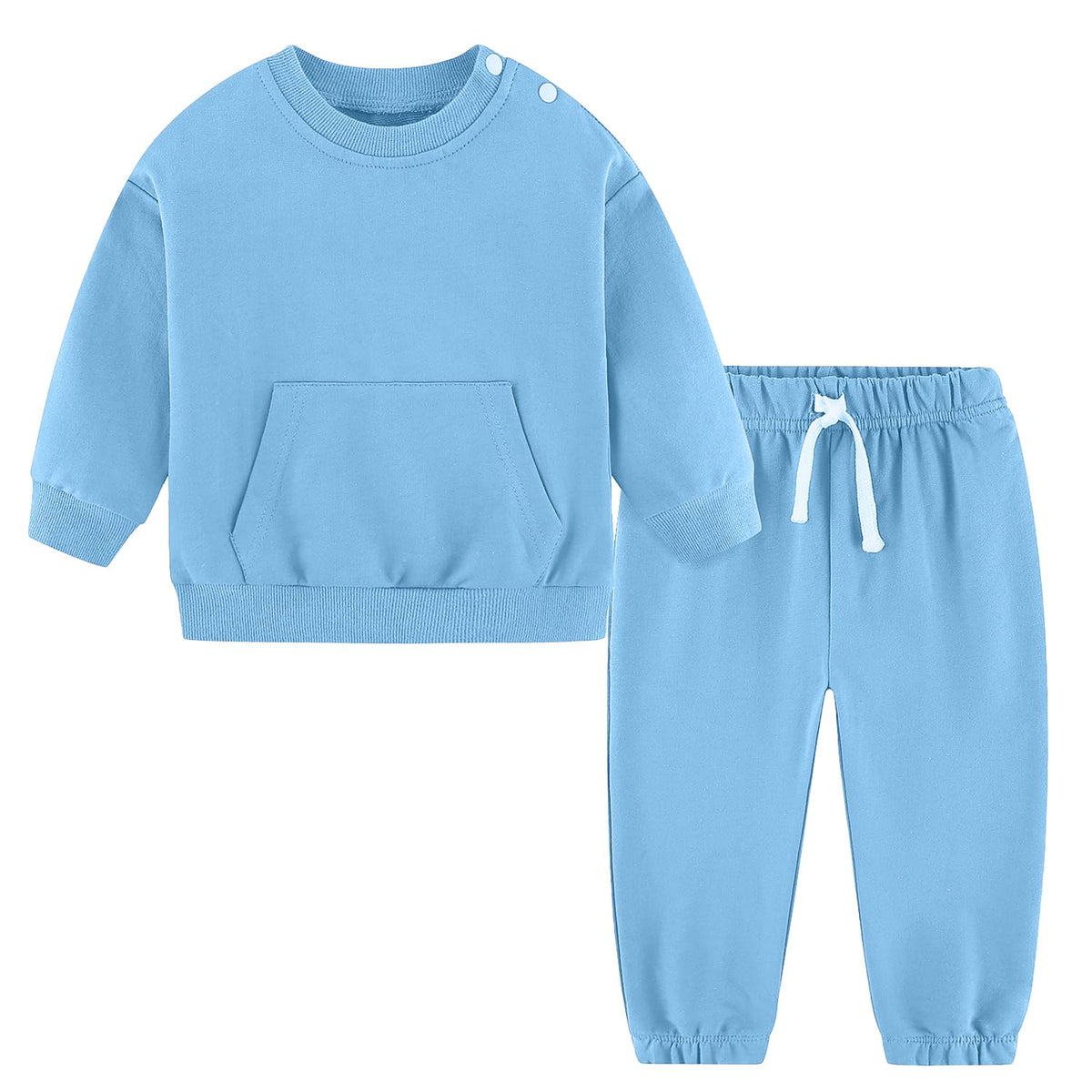 Baby Boy Clothes Outfits 2PC Cotton Sweatshirt & Pants Set 0-6 Months