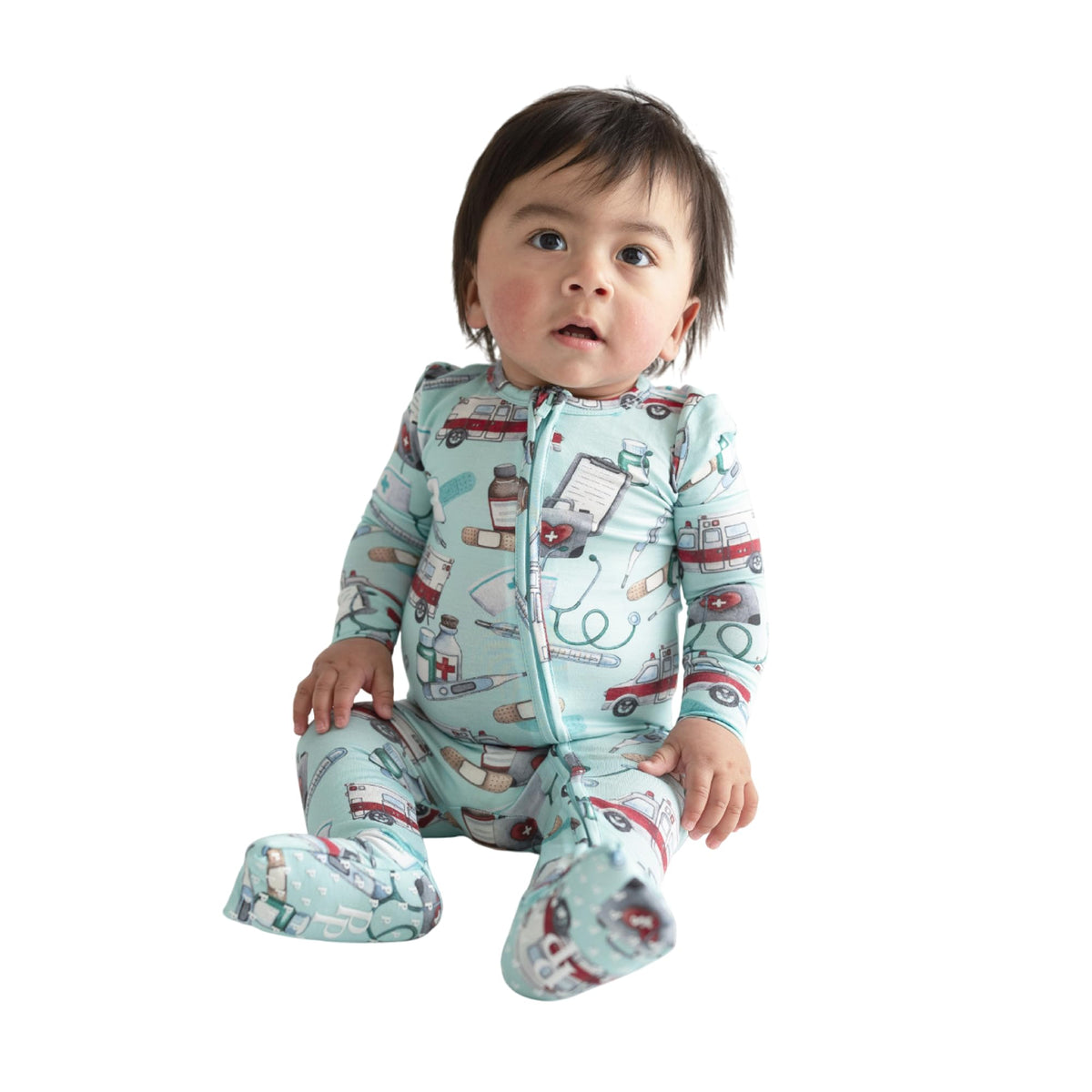 Posh Peanut Convertible Footie Pajamas for Baby and Toddler