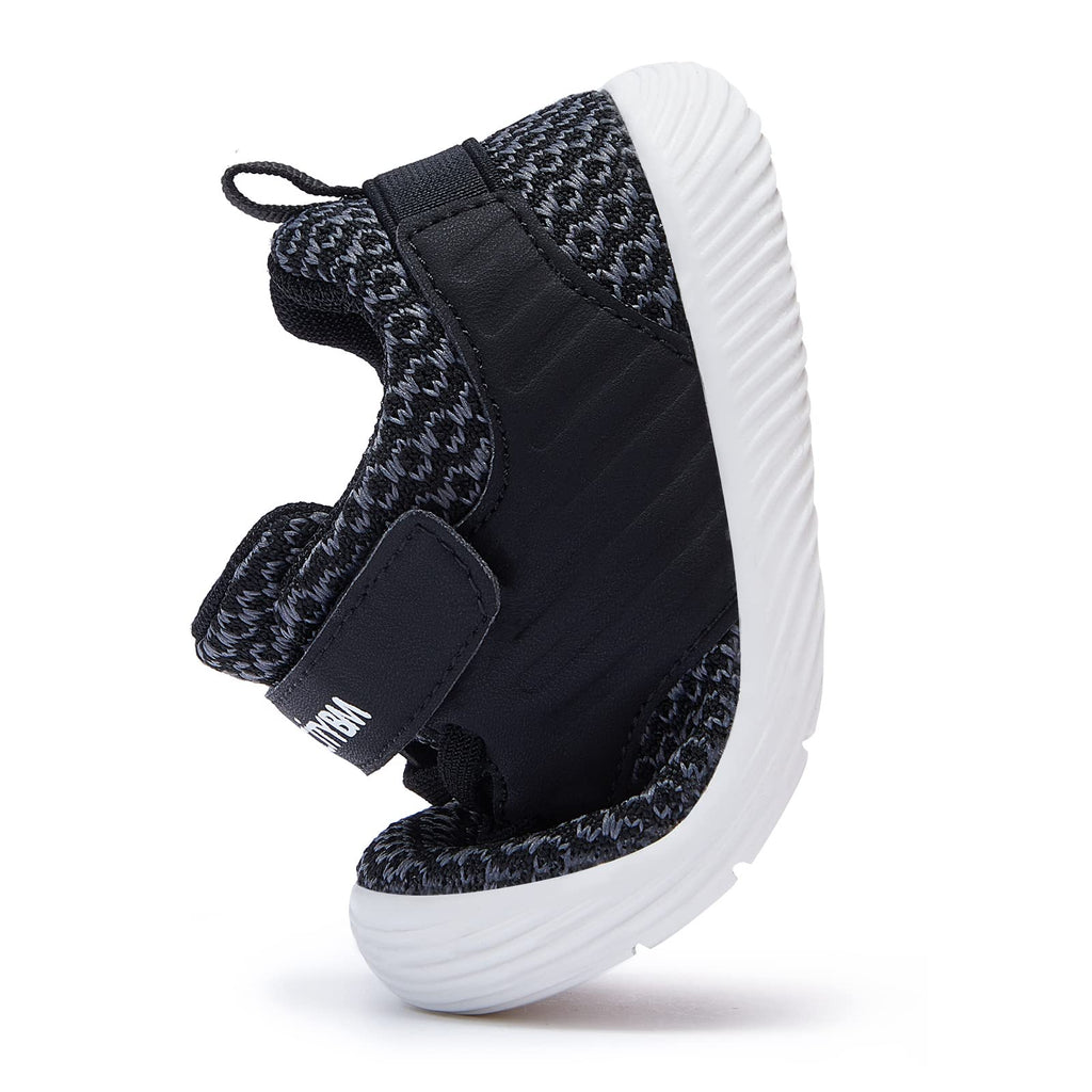 BMCiTYBM Baby Boy Girl Shoes Infant Walking Sneaker Black Size 18-24 Months