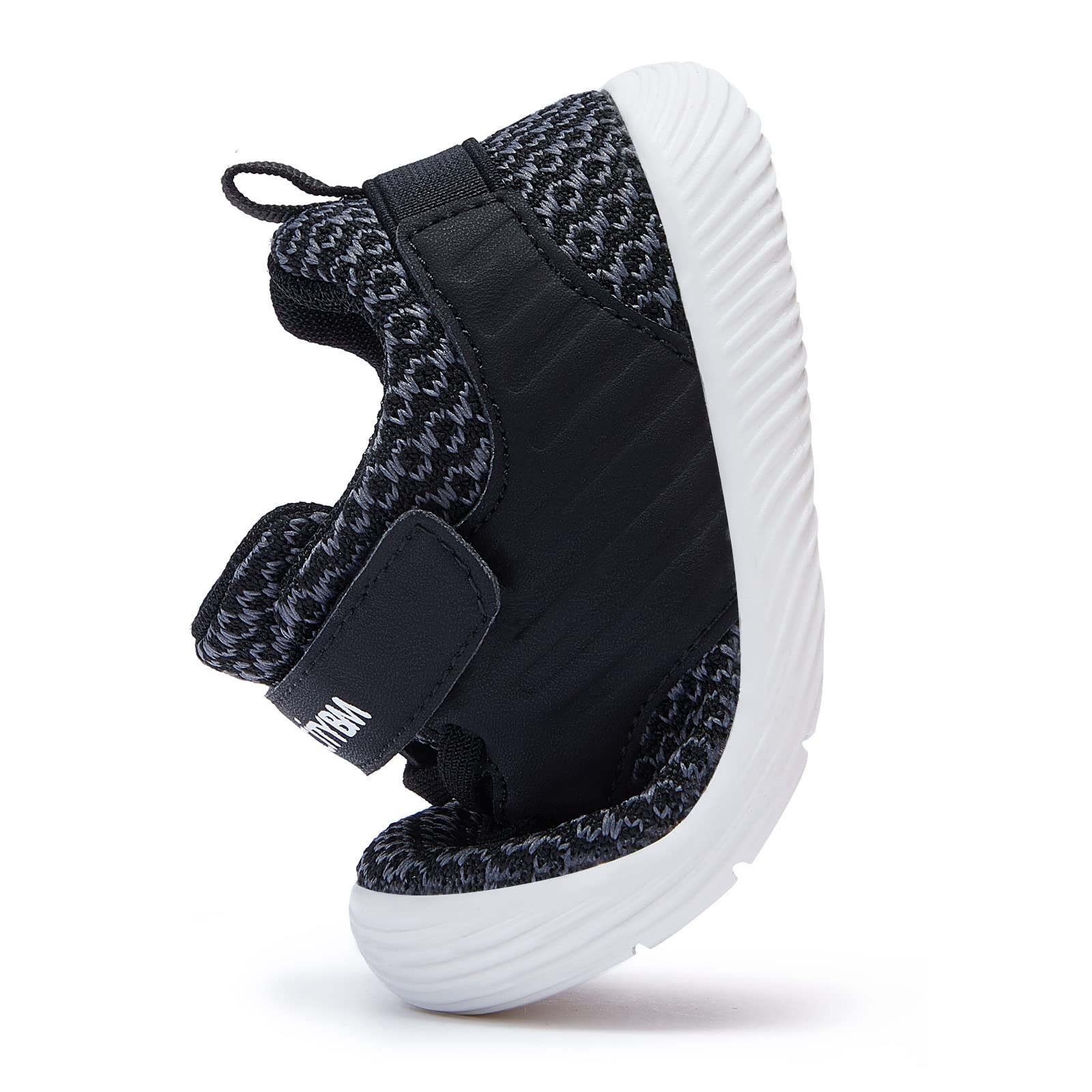 BMCiTYBM Baby Boy Girl Shoes Infant Walking Sneaker Black Size 18-24 Months