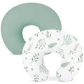 Nursing Pillow Covers 2 Pack, Muslin Breastfeeding Pillow Covers for Baby