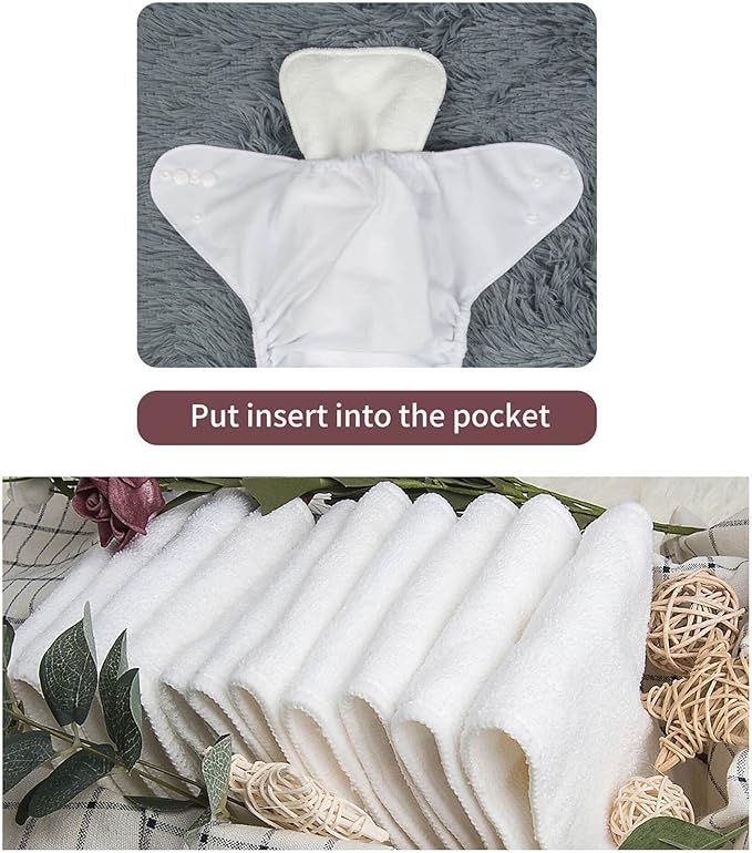 ALVABABY Halloween Baby Cloth Diapers One Size Adjustable Washable Reusable for Baby Girls and Boys 1 Pack with 2 Inserts AMD136-2TA